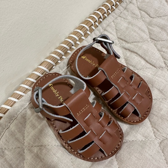 Freshly Picked Cognac Bixby Sandal size 3 - Picture 4 of 5